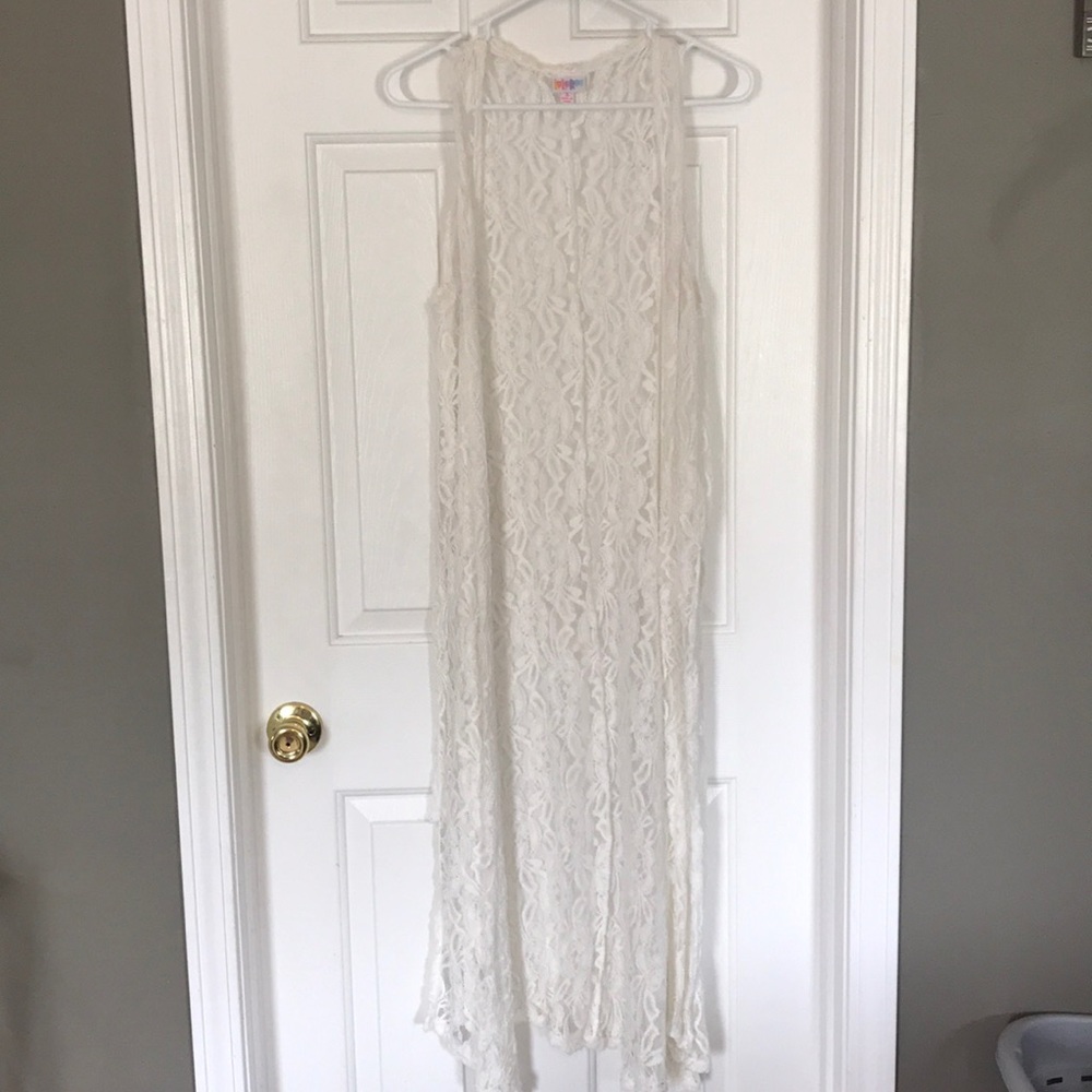 White lace LuLaRoe Joy